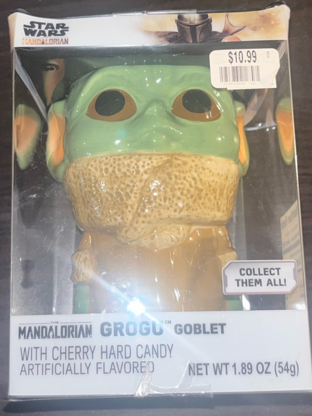 Star Wars Grogu Green and Tan Collectible Goblet